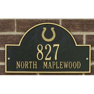  Indianapolis Colts Black & Gold Personalized Address 