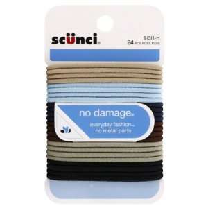 Scunci, Ponytail Holders, Assorted 24 pieces Health 