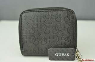 Free SH New GUESS Ladies COWGIRL SLG Wallet Black NWT  