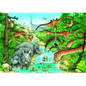  Wentworth Wooden Puzzles Dino World (100 pc) Toys & Games
