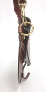MICHAEL KORS Brown Leather Long Strap Satchel Handbag  
