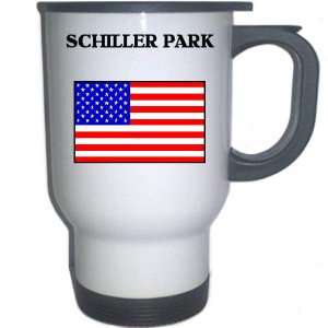  US Flag   Schiller Park, Illinois (IL) White Stainless 