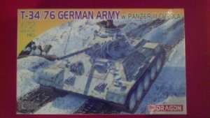 Dragon 7316 T 34/76 German Army Tank wPanzer III Cupola  