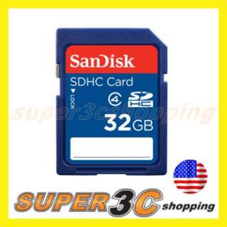 SanDisk 32GB High Speed SD HC SDHC Class 4 Flash Memory Card Retail 