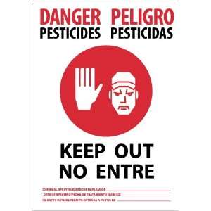  SIGNS DANGER/PELIGRO PESTICIDES/PEST ICIDAS K