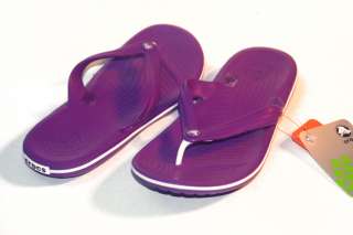 Crocs Crocband Flip Dahlia Purple 5 6 7 8 9 10 11 12 13  
