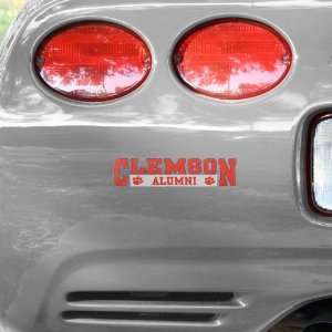  NCAA Clemson Tigers Alumni Car Decal: Sports & Outdoors