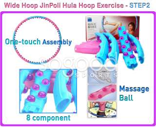 New Wide Hoola Hula Hoop Jinpoli Weighted Exercise Diet 2.76lb STEP2 