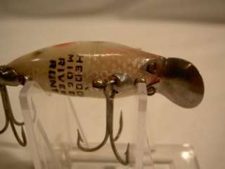   STRAWBERRY VINTAGE OLD FISHING LURE RIVER RUNT BAIT PLUG TACKLE  