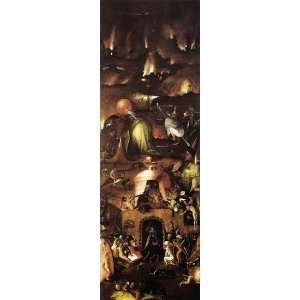  Hand Made Oil Reproduction   Hieronymus Bosch   24 x 72 