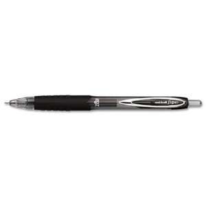 uni ball 207 Needle Point Retractable Medium Point Gel Pens, 12 Black 