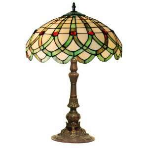  Tiffany Style Ribbon Table Lamp by Warehouse of Tiffany 
