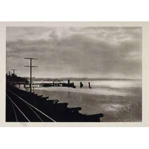  1927 Photogravure Puget Sound Estuarine Washington E. O 
