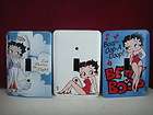BETTY BOOP SITTING LIGHT SWITCH PLATE COVER  
