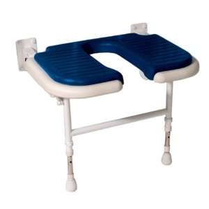  AKW Medicare Deluxe Extra Wide Fold Up U Shaped Shower Chair 