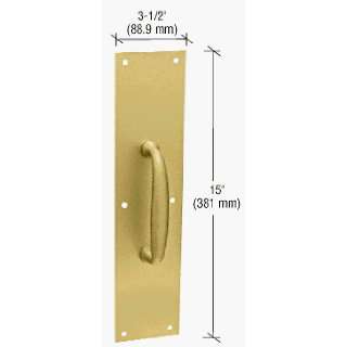  CRL 3 1/2 x 15 Polished Brass Pull Plate: Home 
