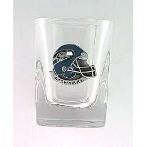  Seattle Seahawks Set of Two Square Shot Glasses Sports 