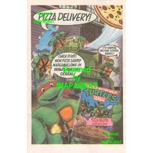   Pizza Shaped marshmallows: Pizza Delivery! Great Original 1991 Print