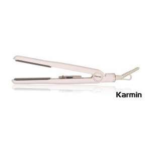  Karmin G3 Salon Pro White Hair Styling Flat Iron: Health 