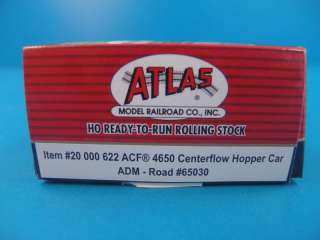 Atlas HO Scale ADM Hopper Car Train Rolling Stock 65030  