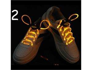 Mode LED Light Up Shoe Shoelaces Shoestring Party Flash Glow Stick 