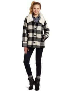  Roxy Juniors Point Blanket Swing Coat: Clothing