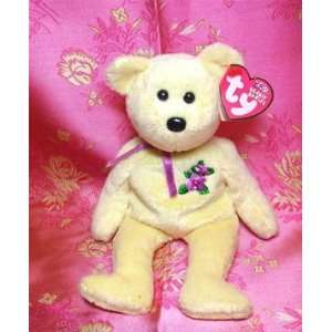  ty Beanie Baby,Mother,Plush Bear,2002,Sparkle Yellow,Tg 