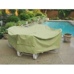  Round Patio Table / Chair Covers : 68 x 25 Sage Green 