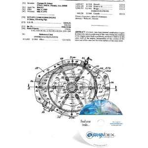    NEW Patent CD for ROTARY COMBUSTION ENGINE 