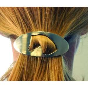 Cut Out Horse Head Hair Barrette:  Sports & Outdoors