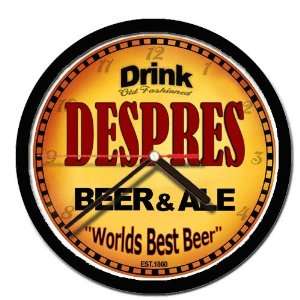 DESPRES beer and ale cerveza wall clock 