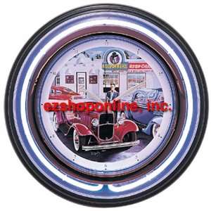  Classic Kent Bash Collections Neon Clock: Home & Kitchen