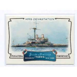  2011 Topps Allen & Ginter Floating Fortresses #18 HMS Devastation 
