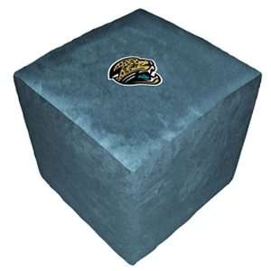  Jacksonville Jaguars NFL Team Logo Cube Ottoman: Sports 
