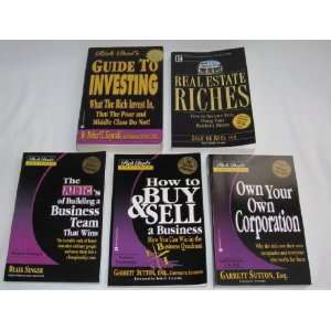  Set of 5 Rich Dad, Poor Dad Paperback Investing Books 
