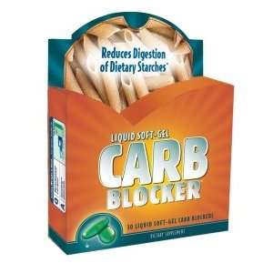   Nutrition Liquid Soft Gel Carb Blocker 30 ea: Health & Personal Care