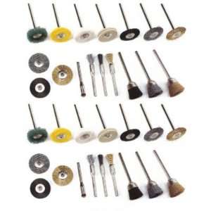  34 Wire Brush Set Fits Drenel BULK Tool for Master 