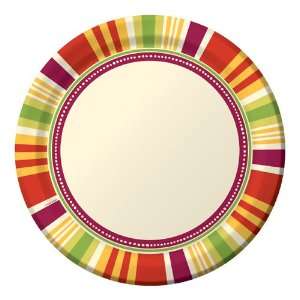    Southwest Chilies Paper Banquet Dinner Plates
