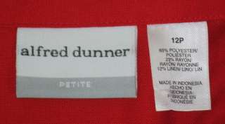 Alfred Dunner Womens Top Shirt Size 12P Petite 12 EUC  