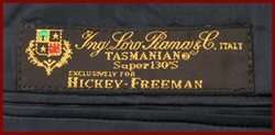 NEW HICKEY FREEMAN LORO PIANA SUPER 130s NAVY PIN JACKET BLAZER 43 R 