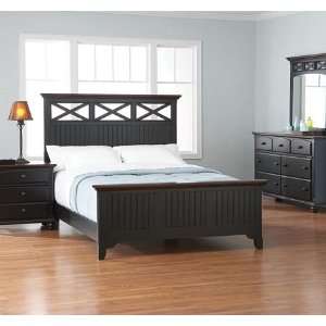  Cross Towne King Panel Bed   Broyhill 4114 258K: Home 