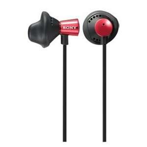  Sony Electronics, SONY MDRED12LPRED Heavy Bass Earbuds Red 