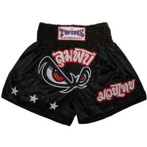 TWINS Muay Thai Kick Boxing Shorts : TWS 007 Size L:  