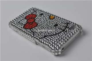 Hello Kitty Bling Hard Case Cover For iPhone 4 + Mirror  