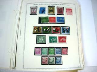 GERMANY, DDR, 100s of Stamps hinged on Minkus pages..No Reserve 