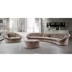  Vig Furniture Cosmopolitan   Fabric Sectional Sofa, Chair 