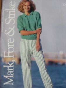 Spring 1988 MARK, FORE & STRIKE Clothing Catalog 30  