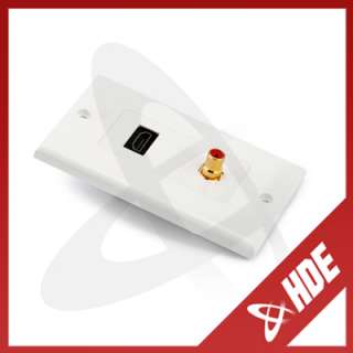   Wall Plate Hdmi Coaxial Ports Jacks Hubs Home Improvement Outlet Cover
