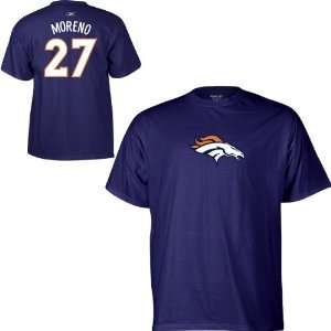 Reebok Denver Broncos Knowshon Moreno Name & Number T Shirt:  