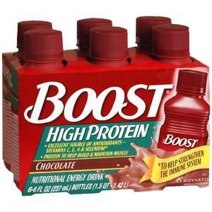 BOOST HI PROT CHOCOLATE 094036 6PK 8oz by NESTLE USA ***